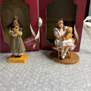 Hallmark American Girls College Ornament Figurine Bundle